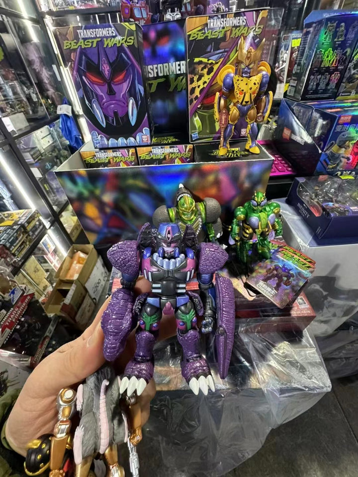 DMHTOY In Stock X11 Transformers：Beast Wars Megatron Rhinox Rattrap Cheetor Blind Mini Figure